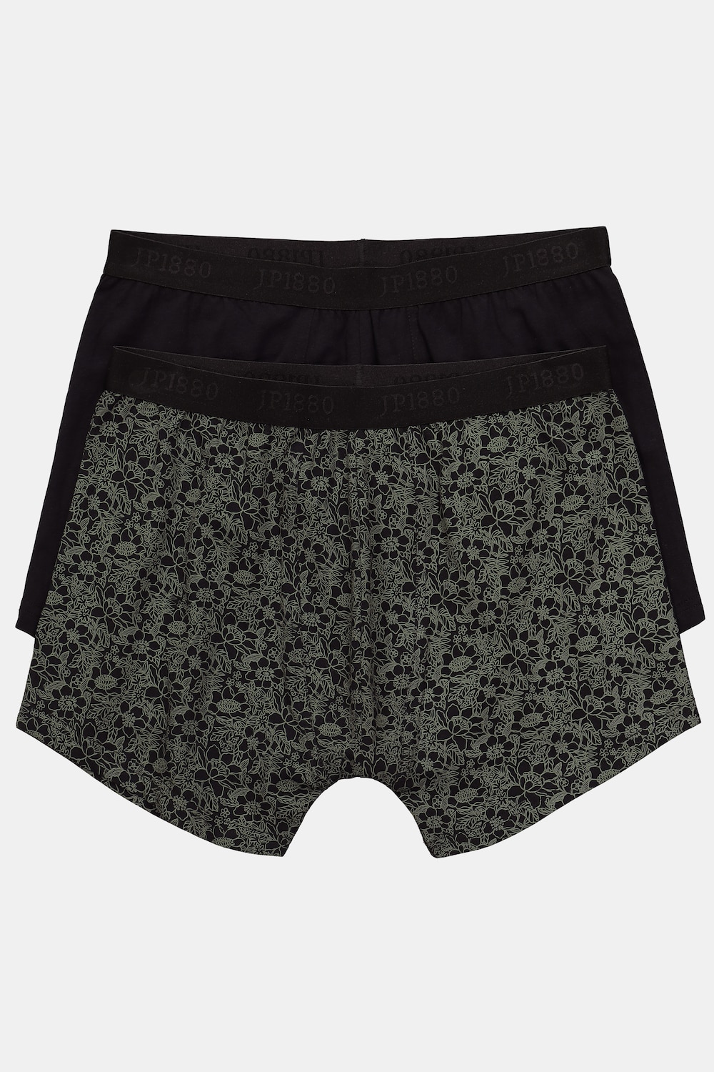 Große Größen JP1880 Mid-Pants, Herren, schwarz, Größe: L, Baumwolle, JP1880 von JP1880