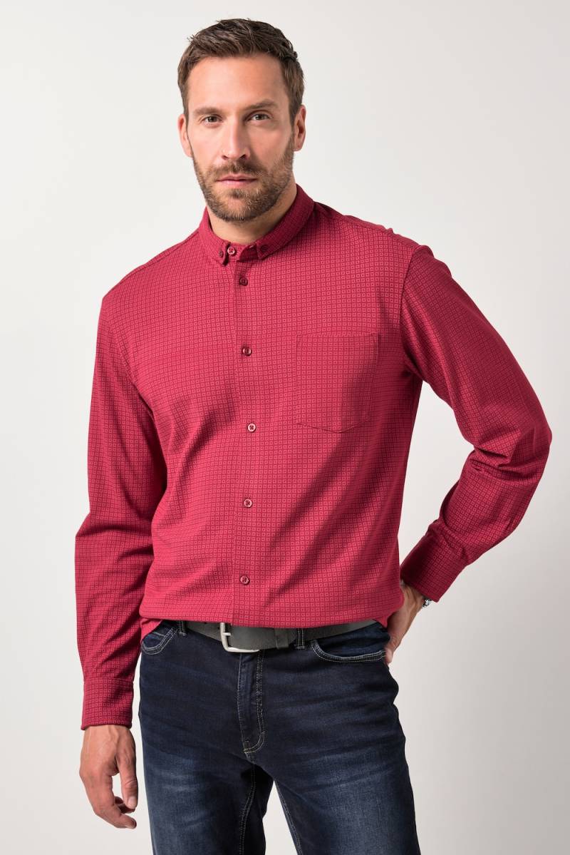 Große Größen JP1880 Piquéhemd, Herren, rot, Größe: 5XL, Baumwolle, JP1880 von JP1880