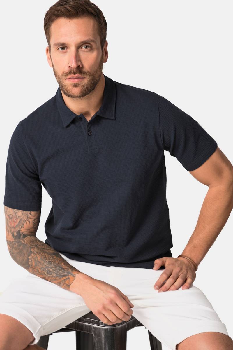 Große Größen JP1880 Polo-Shirt, Herren, blau, Größe: 6XL, Baumwolle, JP1880 von JP1880