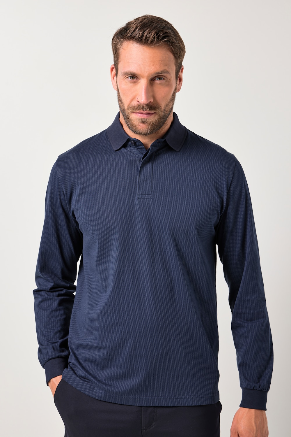 Große Größen JP1880 Poloshirt, Herren, blau, Größe: L, Baumwolle, JP1880 Große Größen JP1880 Poloshirt, Herren, blau, Größe: L, Baumwolle, JP1880 von JP1880