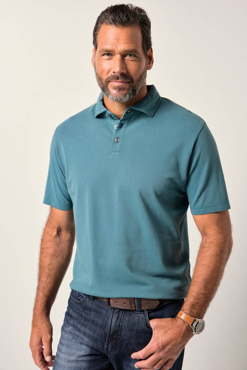 Große Größen JP1880 Poloshirt, Herren, blau, Größe: XL, Baumwolle, JP1880 von JP1880
