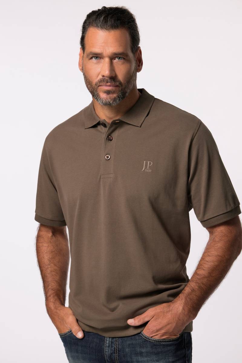 Große Größen JP1880 Poloshirt, Herren, braun, Größe: 3XL, Baumwolle, JP1880 von JP1880
