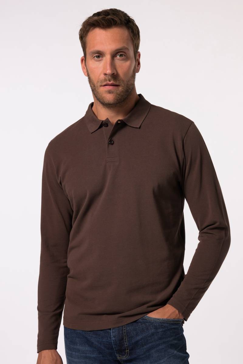 Große Größen JP1880 Poloshirt, Herren, braun, Größe: L, Baumwolle, JP1880 Große Größen JP1880 Poloshirt, Herren, braun, Größe: L, Baumwolle, JP1880 von JP1880