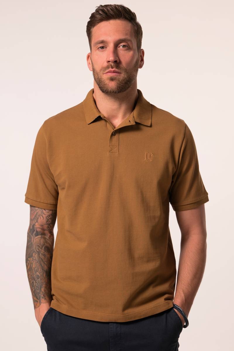 Große Größen JP1880 Poloshirt, Herren, braun, Größe: XL, Baumwolle, JP1880 von JP1880