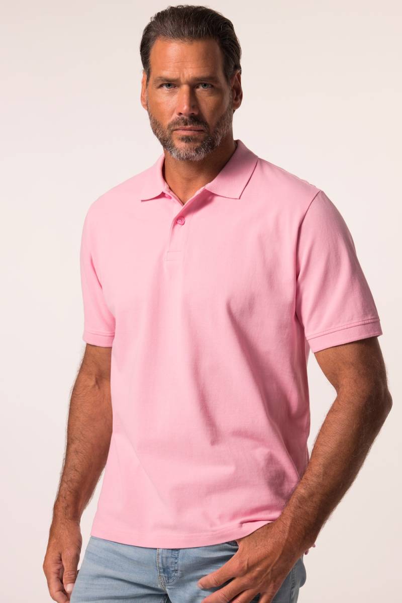 Große Größen JP1880 Poloshirt, Herren, rosa, Größe: XXL, Baumwolle, JP1880 von JP1880