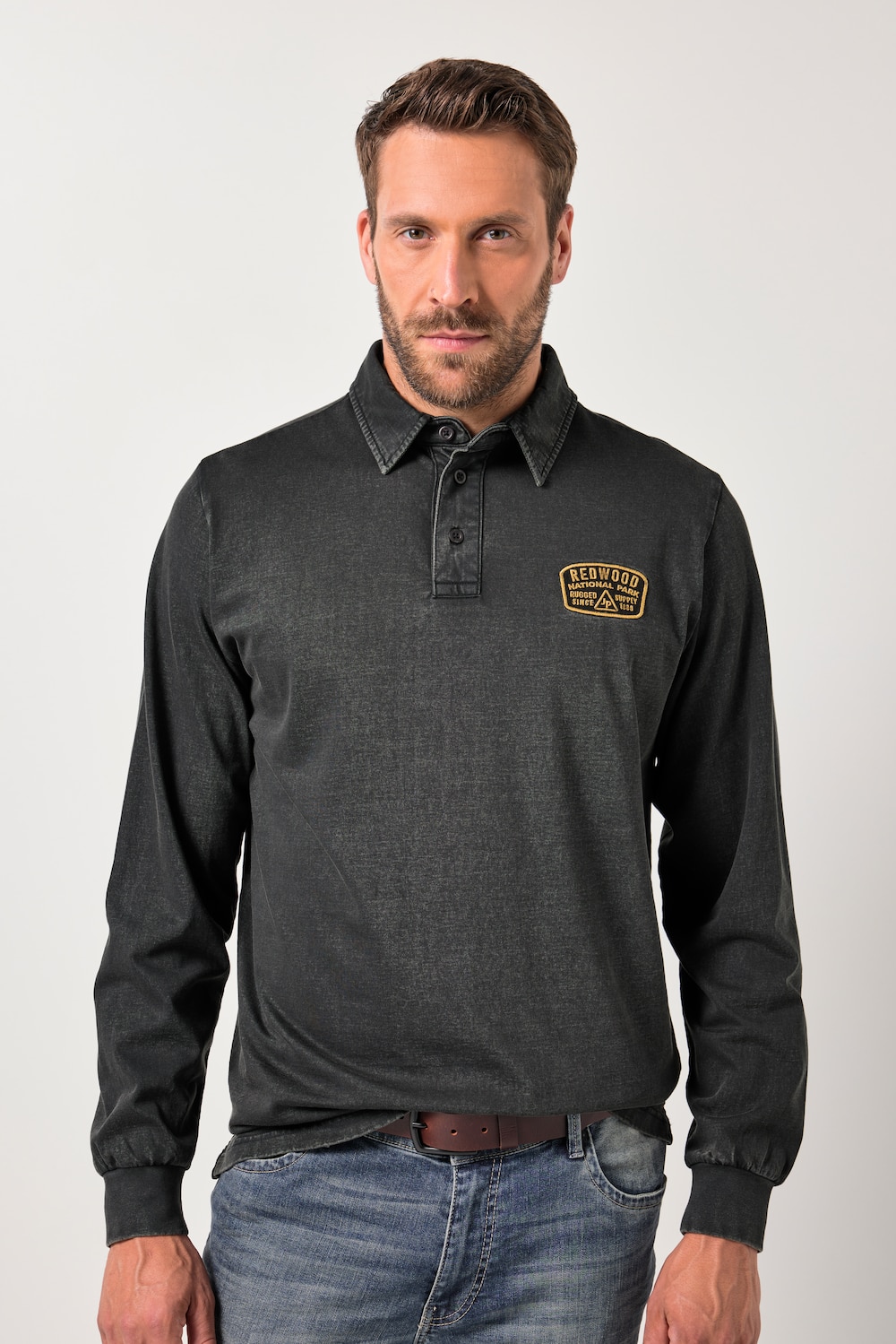 Große Größen JP1880 Poloshirt, Herren, schwarz, Größe: 3XL, Baumwolle, JP1880 von JP1880