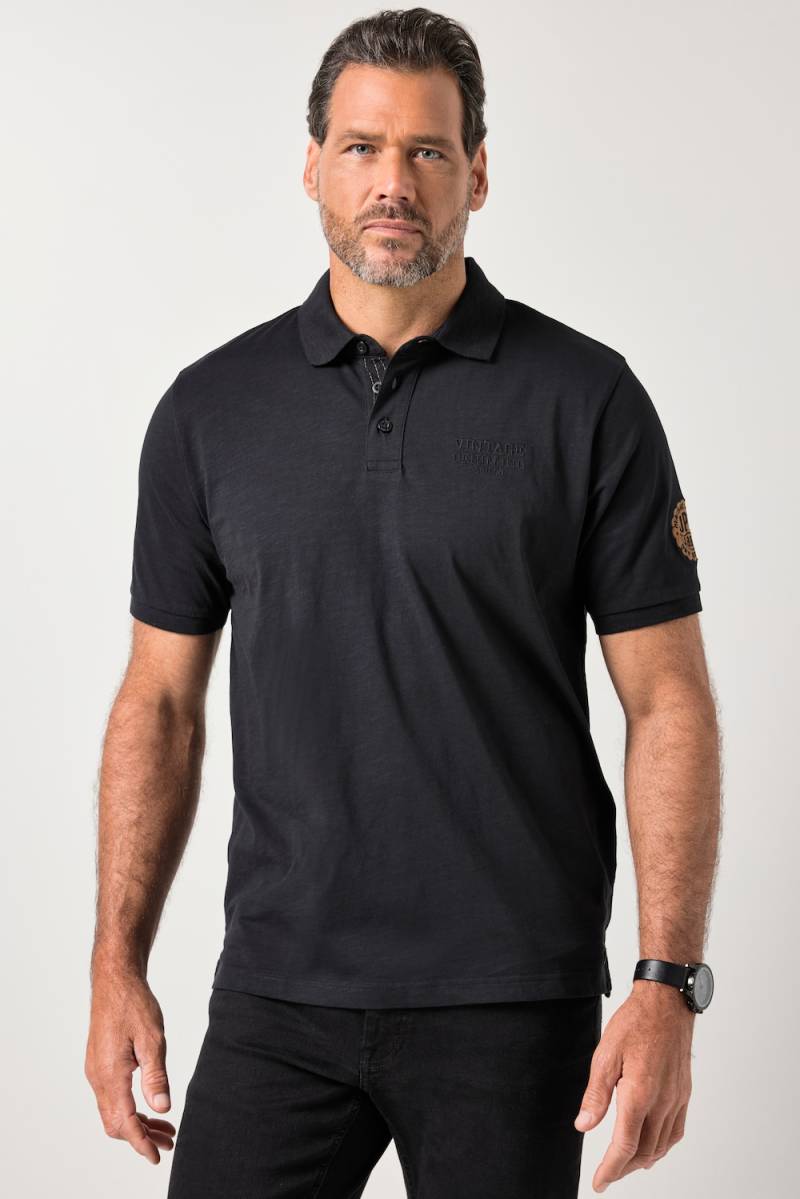 Große Größen JP1880 Poloshirt, Herren, schwarz, Größe: 7XL, Baumwolle, JP1880 von JP1880