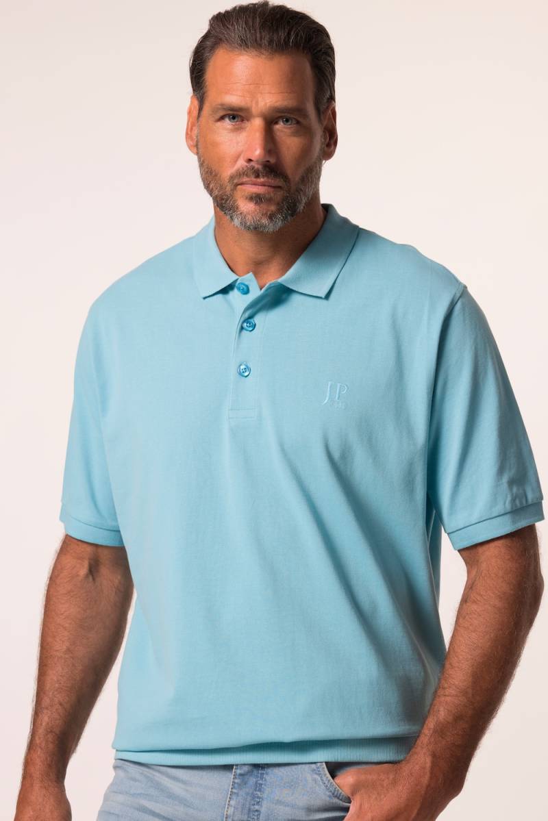 Große Größen JP1880 Poloshirt, Herren, türkis, Größe: 7XL, Baumwolle, JP1880 von JP1880