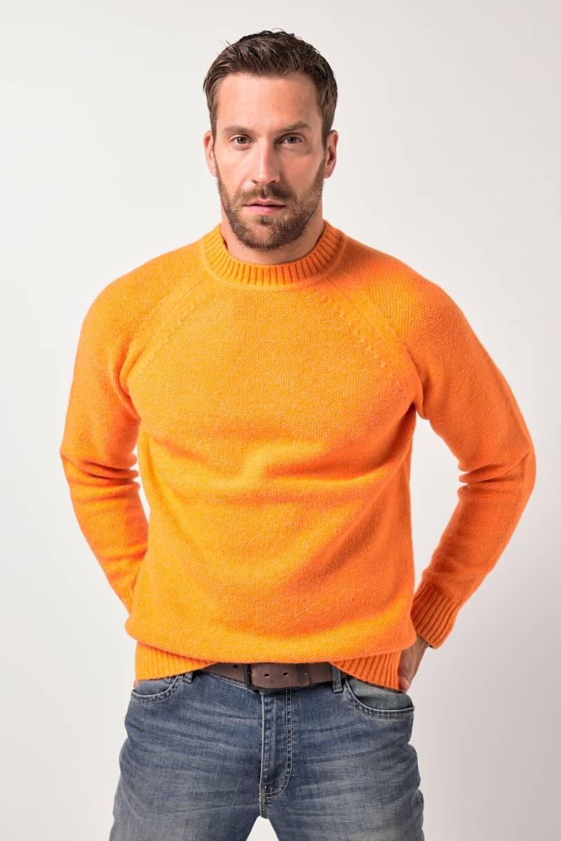 Große Größen JP1880 Pullover, Herren, orange, Größe: XXL, Synthetische Fasern/Polyester, JP1880 von JP1880