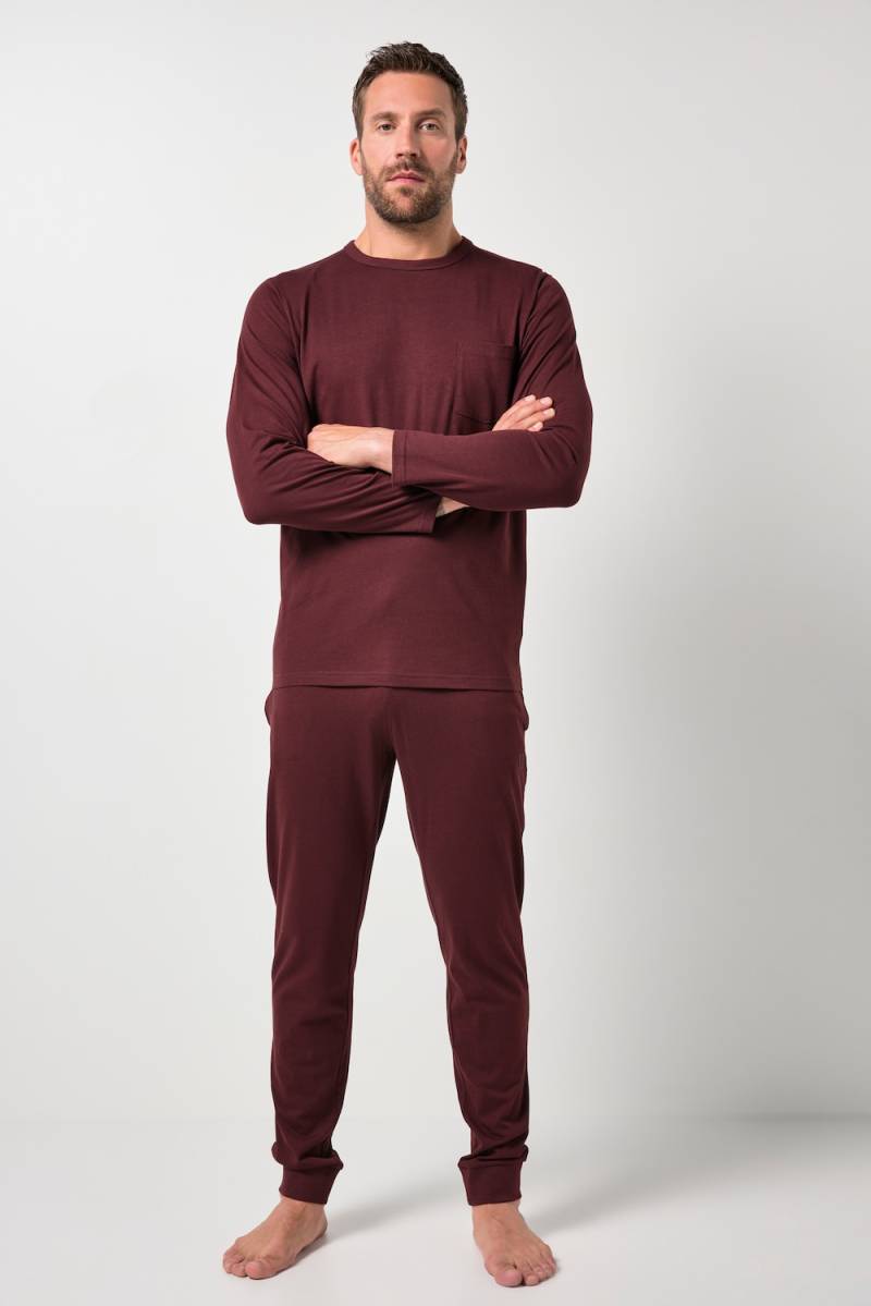 Große Größen JP1880 Schlafanzug, Herren, braun, Größe: XXL, Baumwolle, JP1880 von JP1880