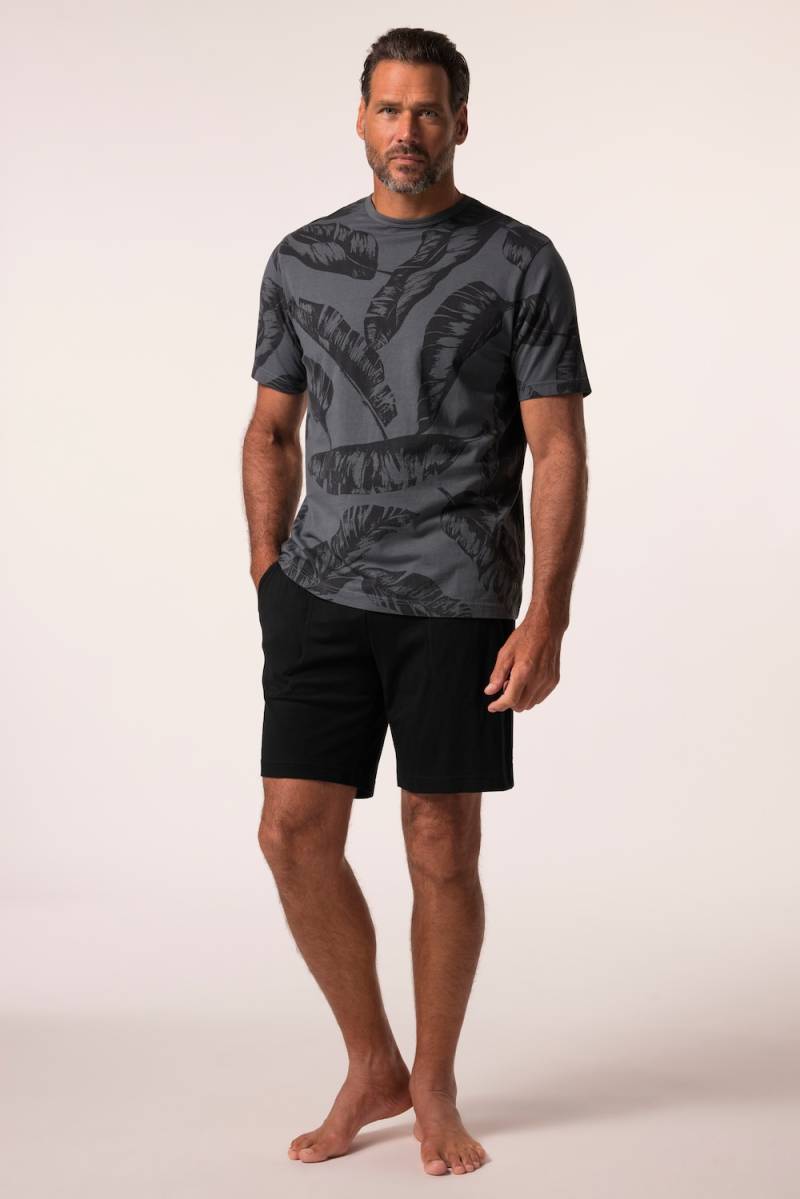 Große Größen JP1880 Schlafanzug, Herren, grau, Größe: 8XL, Baumwolle, JP1880 von JP1880