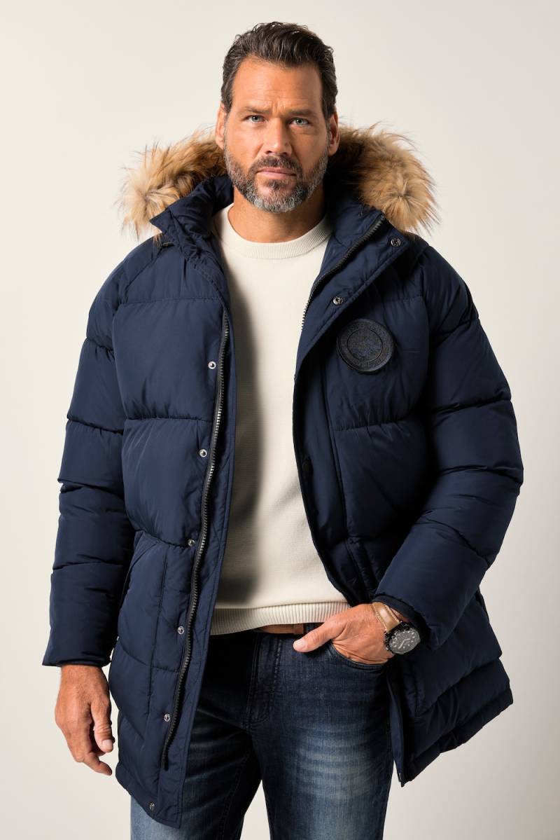 Große Größen JP1880 Stepp-Parka, Herren, blau, Größe: 7XL, Polyester, JP1880 von JP1880