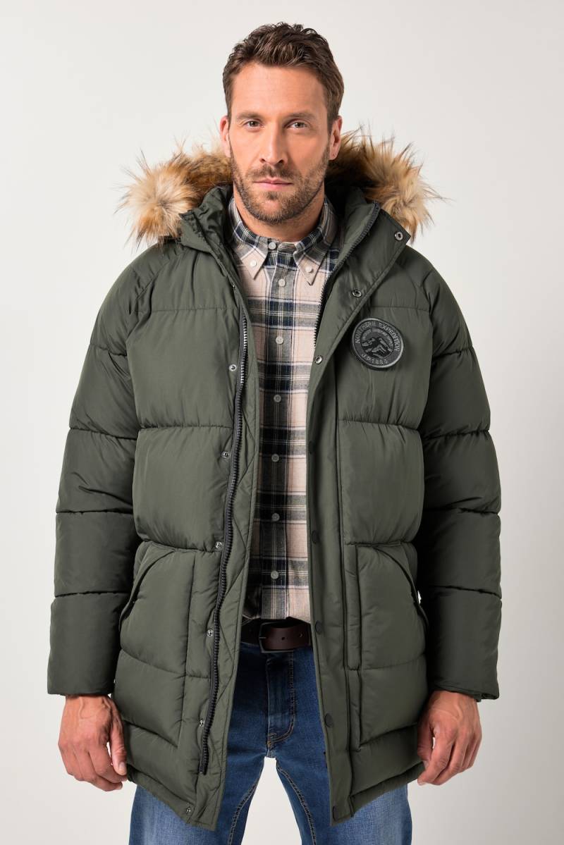 Große Größen JP1880 Stepp-Parka, Herren, grün, Größe: 5XL, Polyester, JP1880 von JP1880