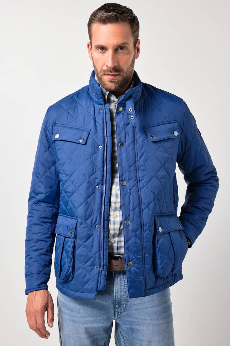Große Größen JP1880 Steppjacke, Herren, blau, Größe: 3XL, Polyester/Synthetische Fasern, JP1880 von JP1880