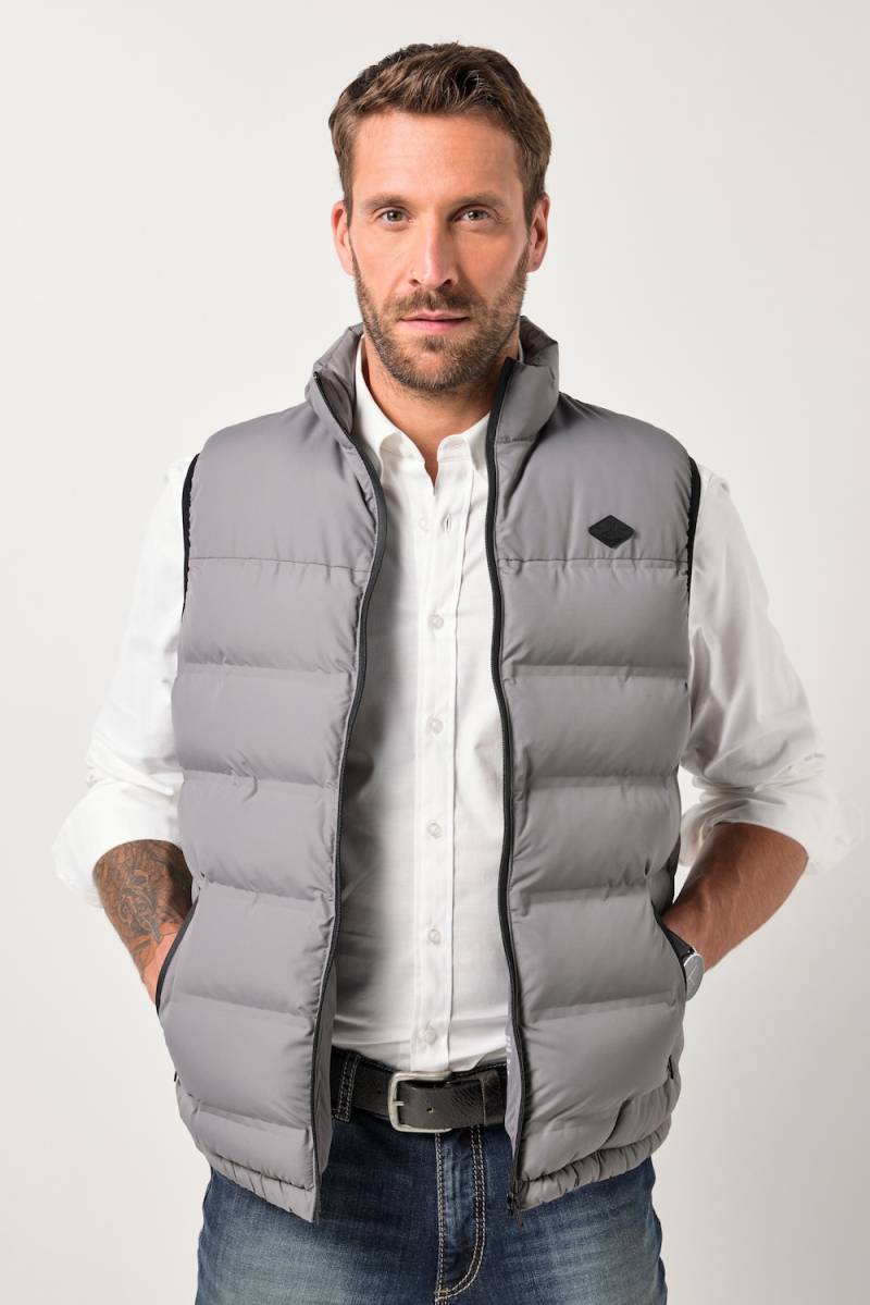 Große Größen JP1880 Steppweste, Herren, grau, Größe: 7XL, Polyester, JP1880 von JP1880