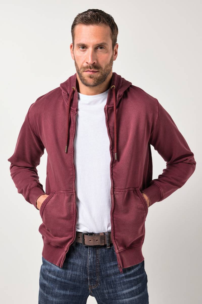 Große Größen JP1880 Sweatjacke, Herren, braun, Größe: L, Baumwolle, JP1880 von JP1880