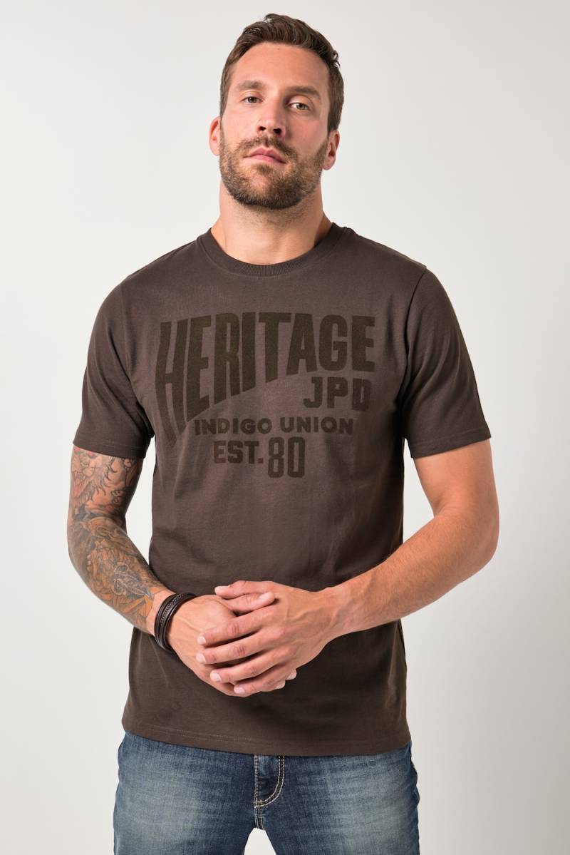 Große Größen JP1880 T-Shirt, Herren, braun, Größe: XL, Baumwolle, JP1880 von JP1880
