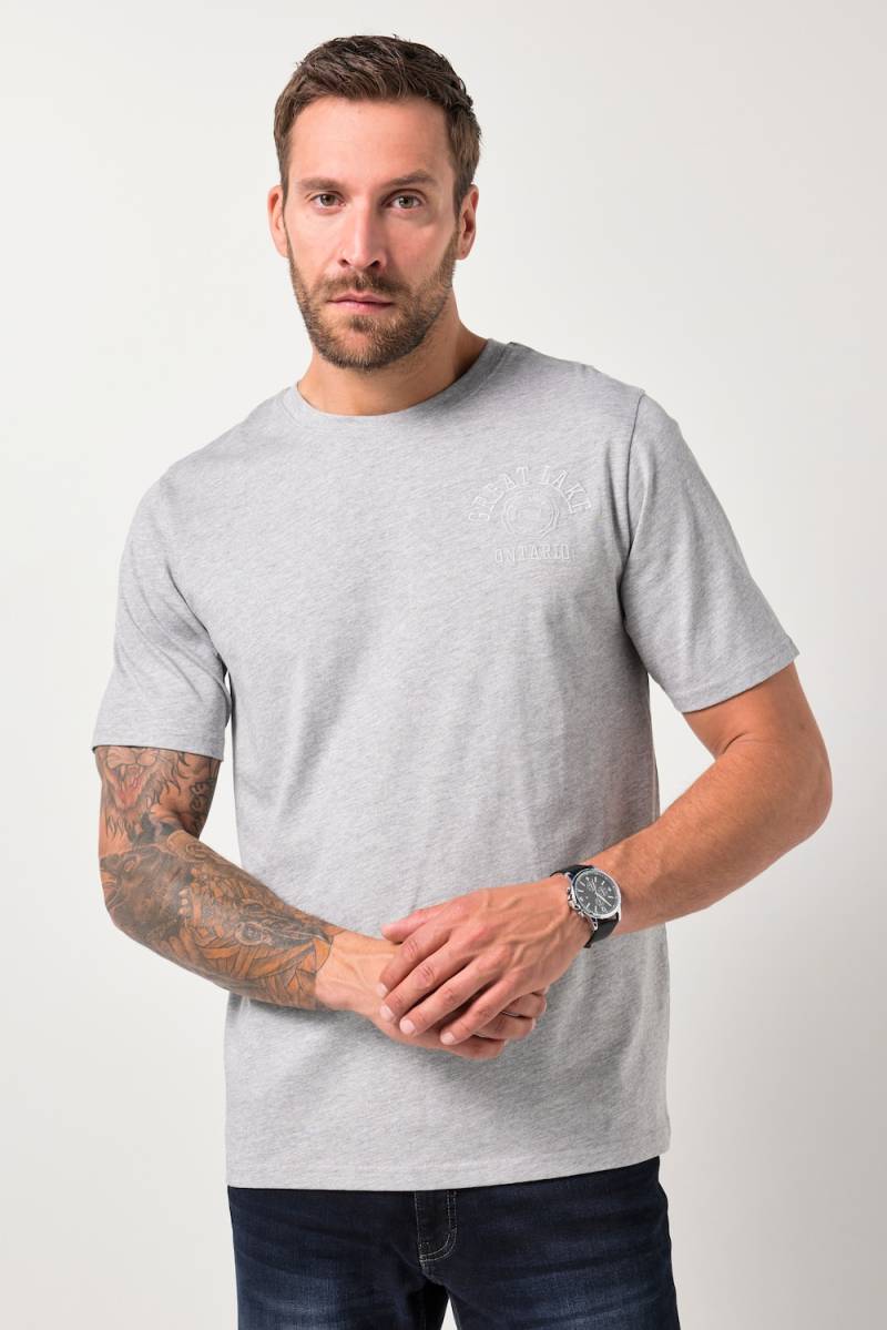 Große Größen JP1880 T-Shirt, Herren, grau, Größe: XL, Baumwolle, JP1880 von JP1880