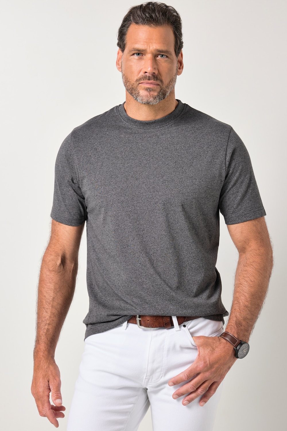 Große Größen JP1880 T-Shirt, Herren, grün, Größe: 7XL, Baumwolle/Polyester, JP1880 von JP1880