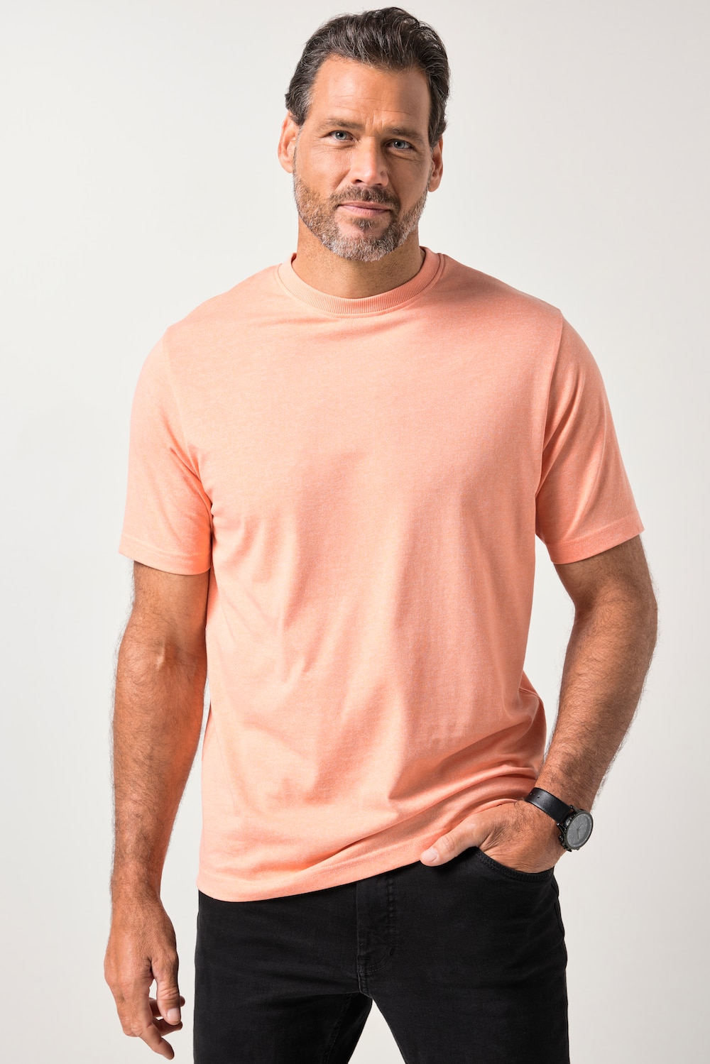 Große Größen JP1880 T-Shirt, Herren, orange, Größe: 8XL, Baumwolle/Polyester, JP1880 von JP1880