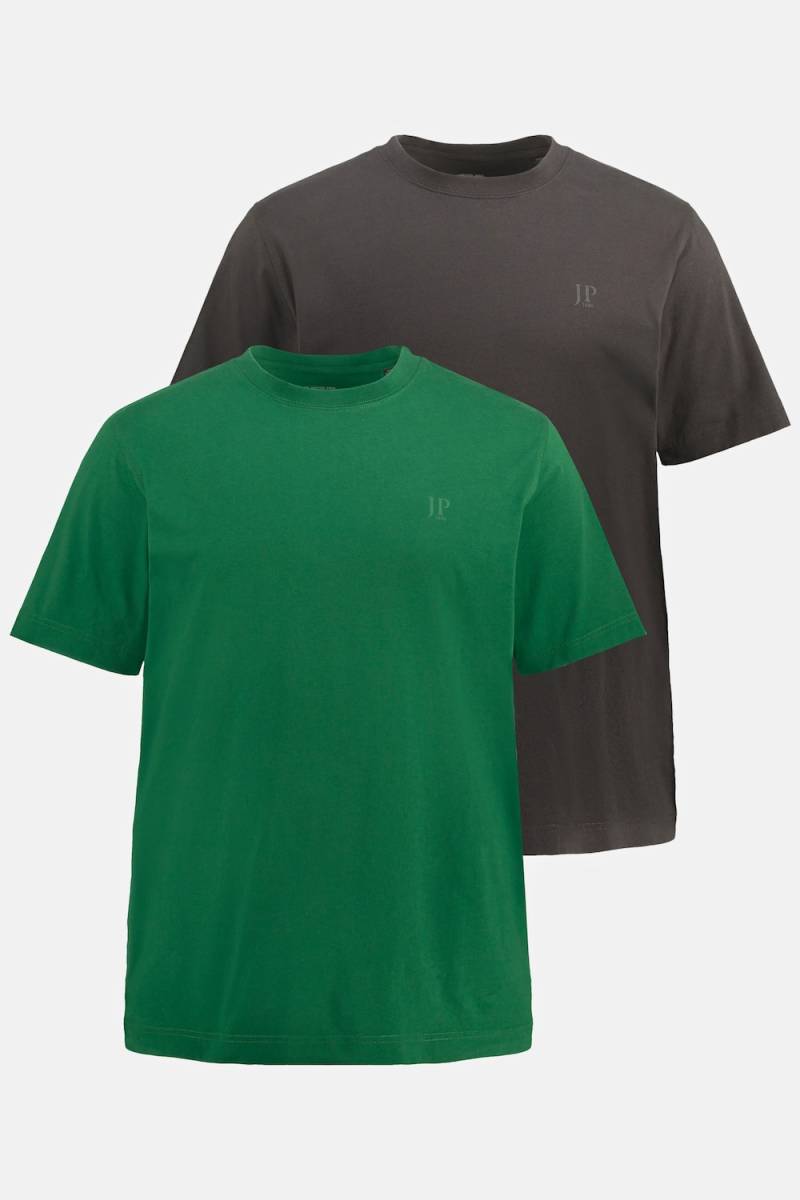 Große Größen JP1880 T-Shirts, Herren, grün, Größe: 8XL, Baumwolle, JP1880 von JP1880