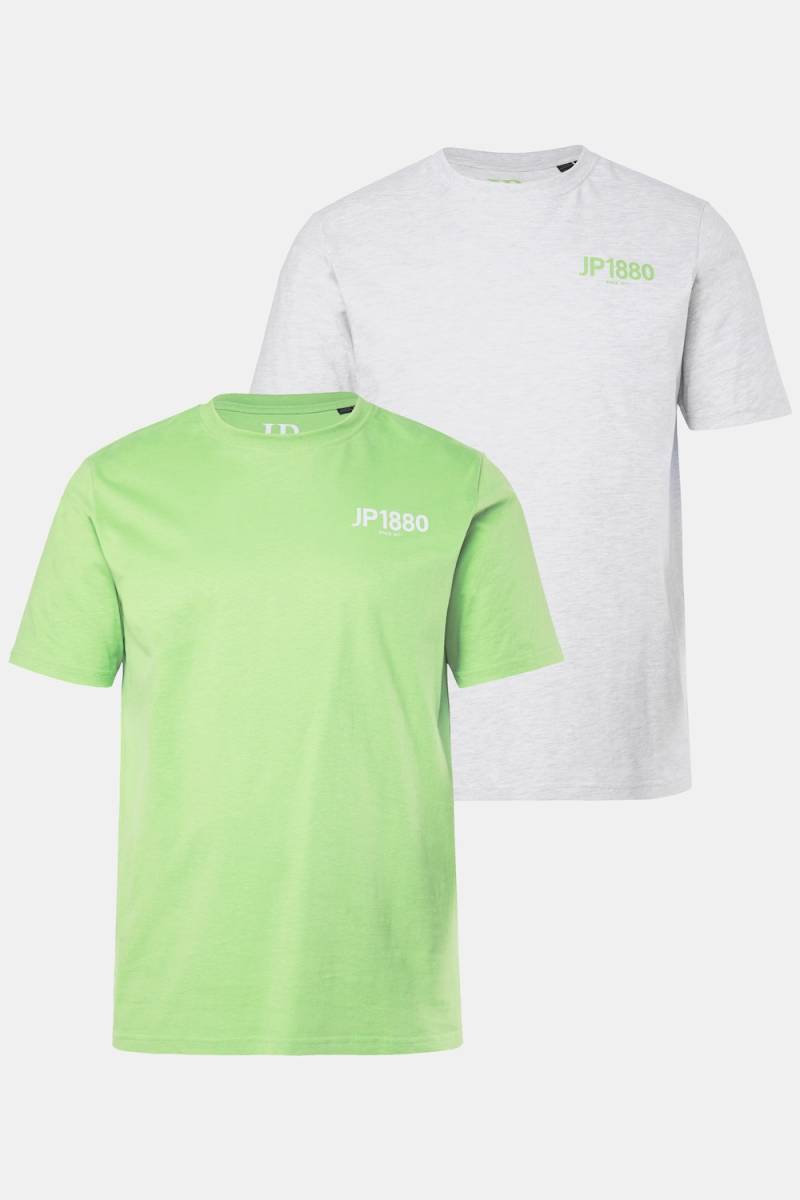 Große Größen JP1880 T-Shirts, Herren, grün, Größe: 8XL, Baumwolle, JP1880 von JP1880