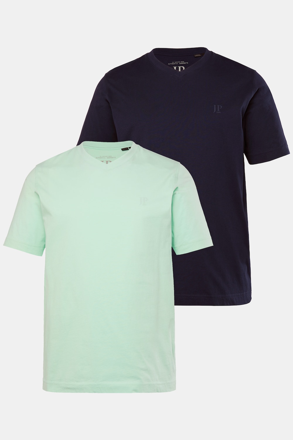 Große Größen JP1880 T-Shirts, Herren, türkis, Größe: L, Baumwolle, JP1880 von JP1880