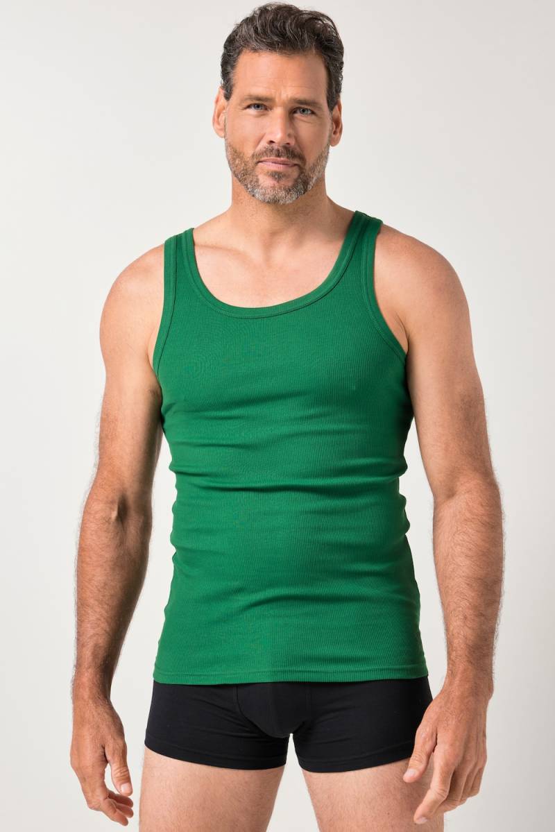 Große Größen JP1880 Tank Top, Herren, grün, Größe: 8XL, Baumwolle, JP1880 von JP1880