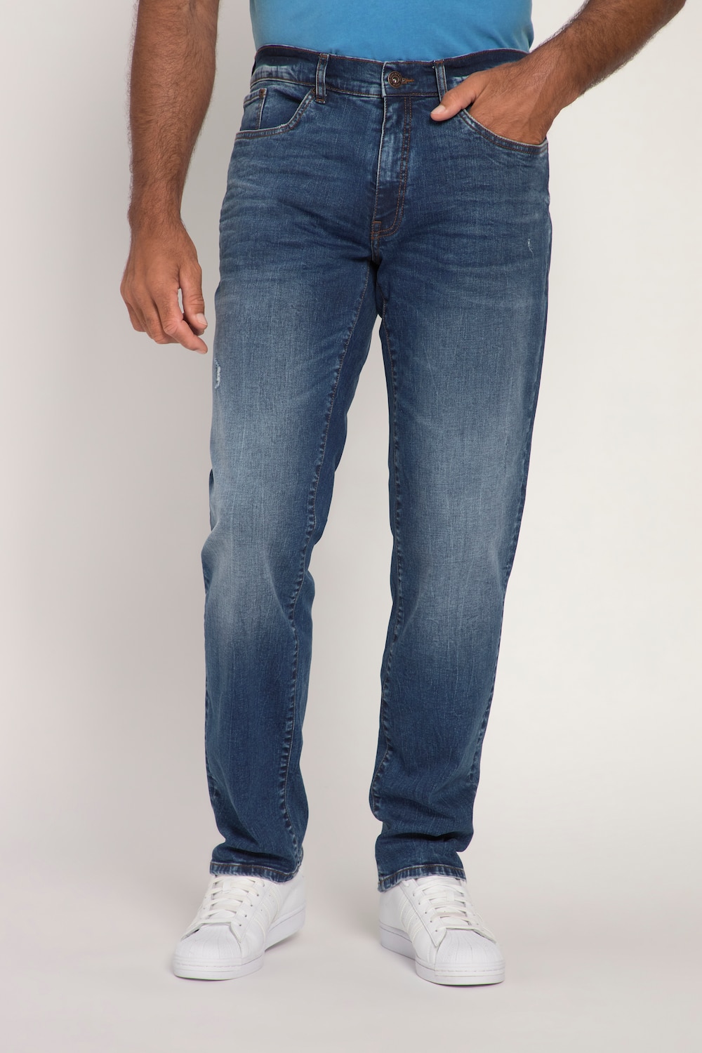 Große Größen Jeans, Herren, blau, Größe: 35, Baumwolle, JP1880 von JP1880
