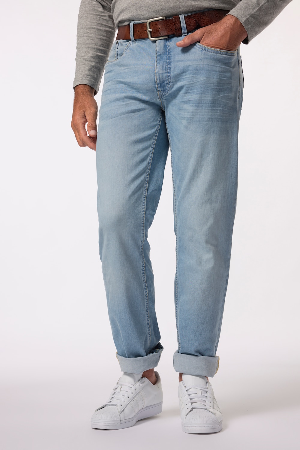 Große Größen Jeans, Herren, blau, Größe: 62, Baumwolle, JP1880 von JP1880