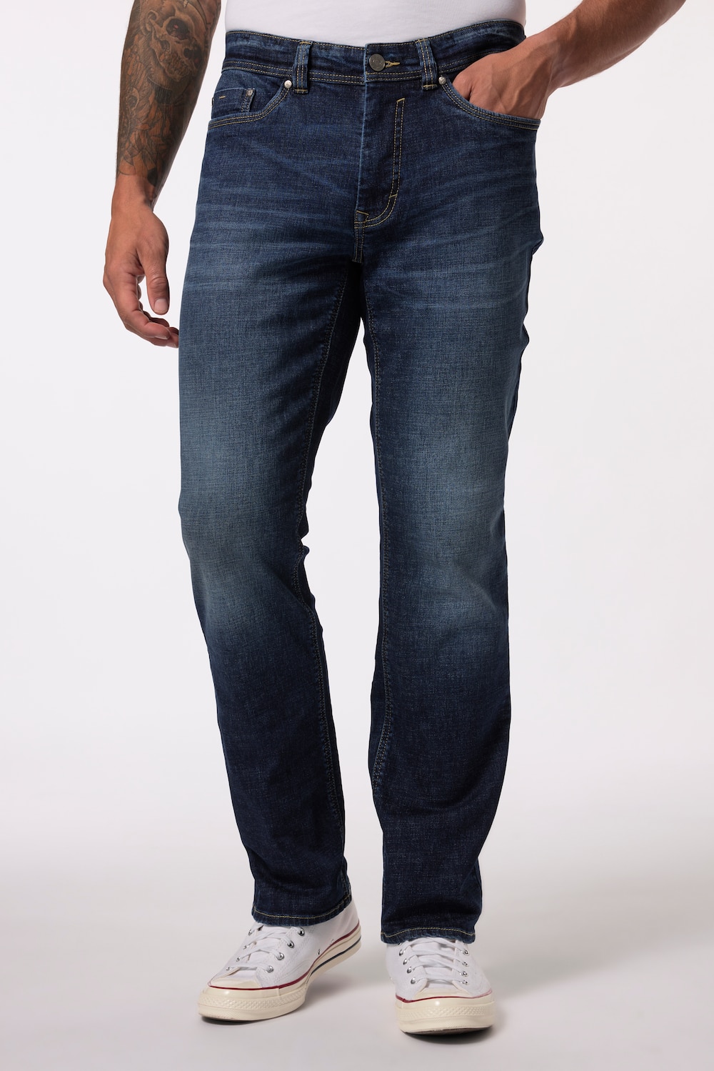 Große Größen Jeans, Herren, blau, Größe: 66, Baumwolle, JP1880 von JP1880
