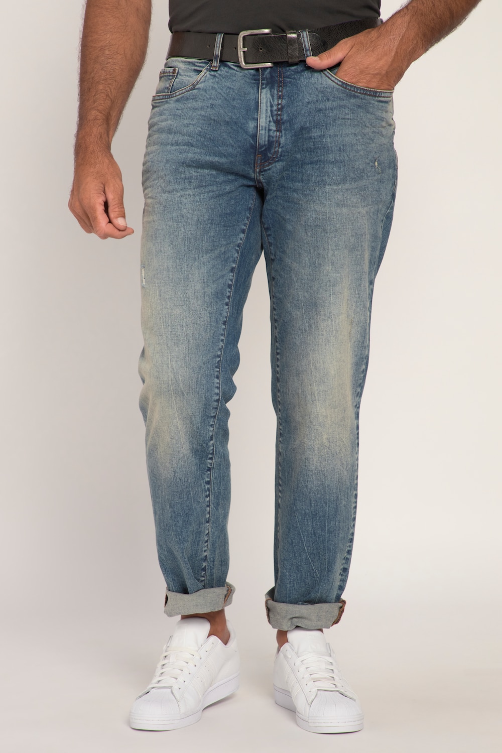 Große Größen Jeans, Herren, blau, Größe: 68, Baumwolle, JP1880 von JP1880