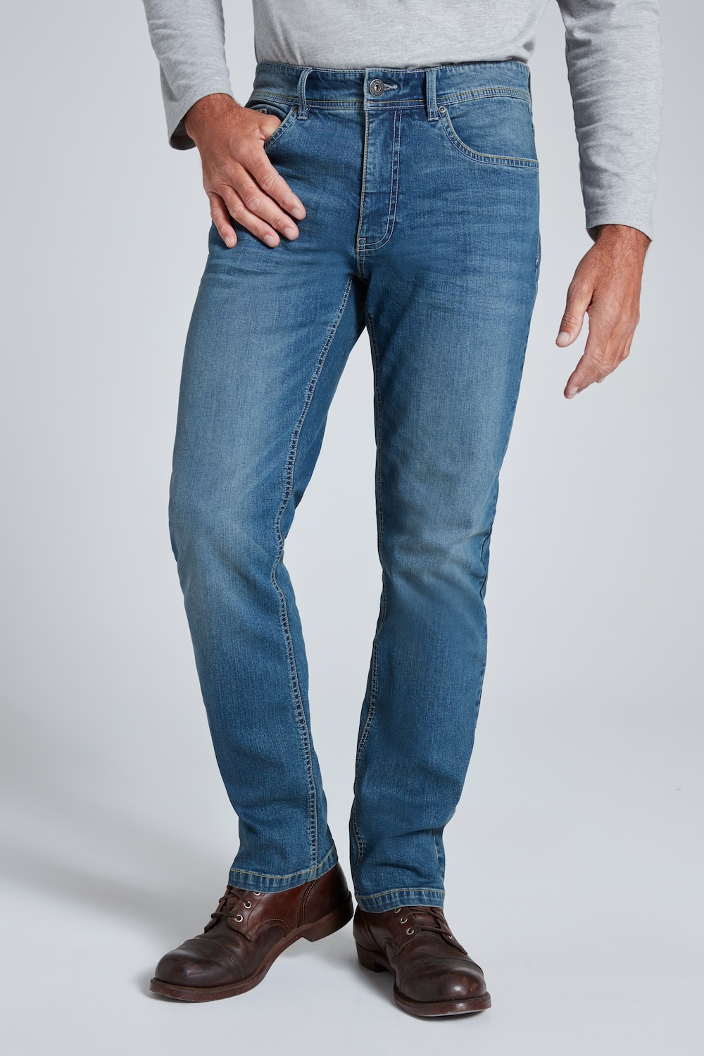 Große Größen Jeans, Herren, blau, Größe: 35, Baumwolle, JP1880 von JP1880