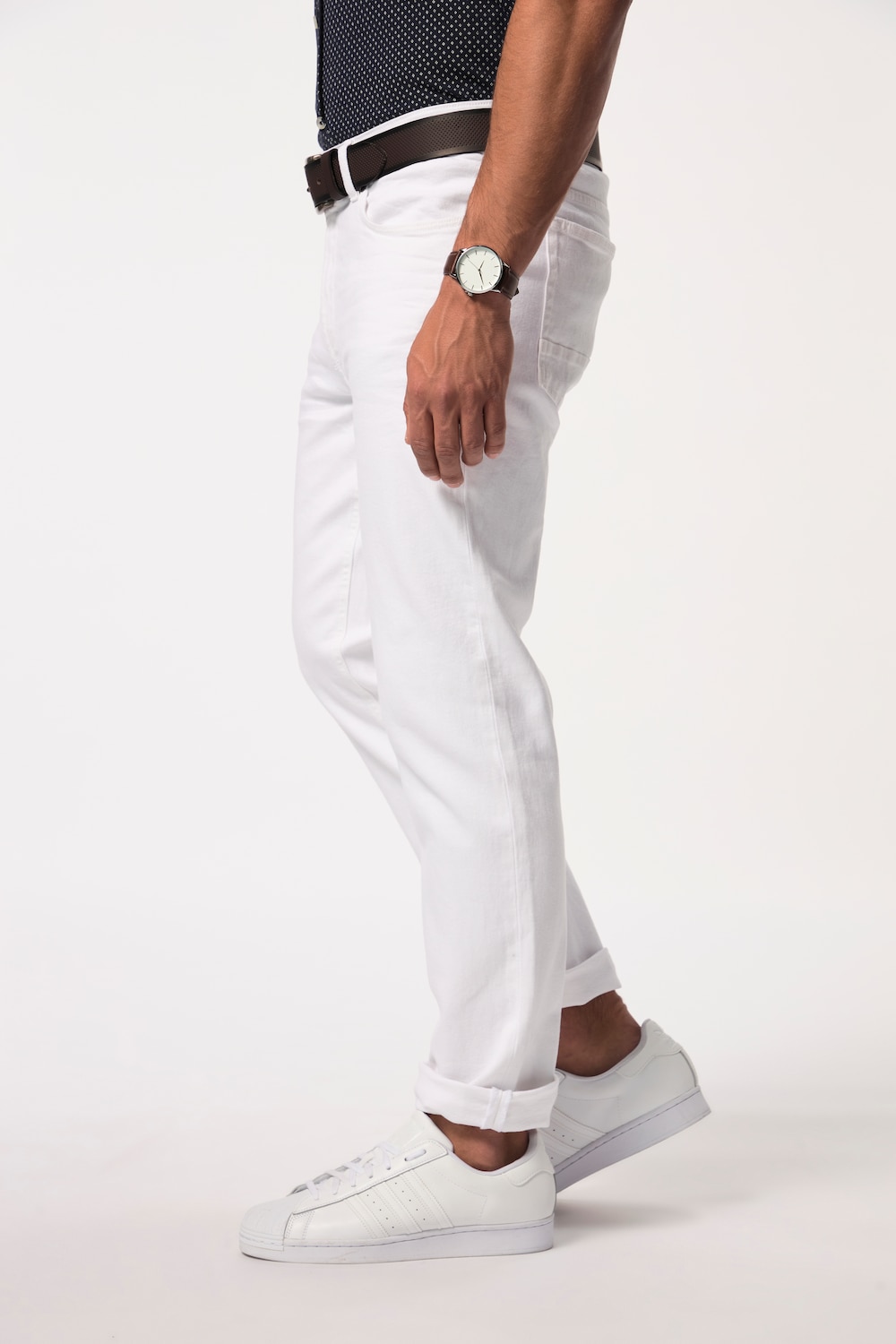 Große Größen Jeans, Herren, weiß, Größe: 54, Baumwolle, JP1880 von JP1880