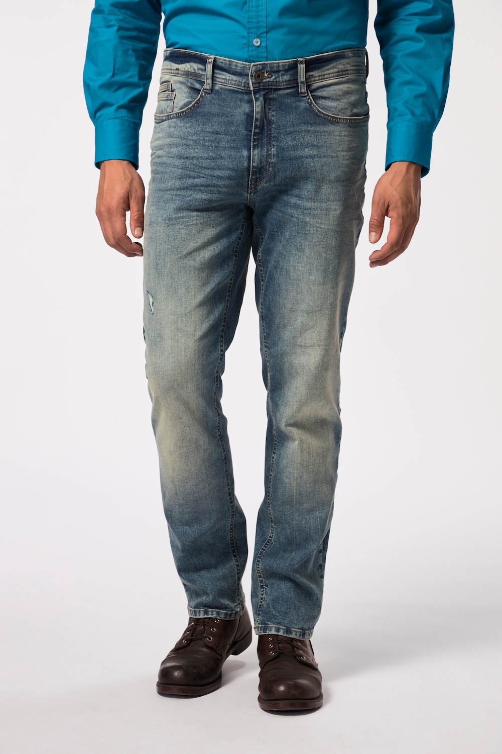 Große Größen Jeans FLEXNAMIC®, Herren, blau, Größe: 56, Baumwolle, JP1880 von JP1880