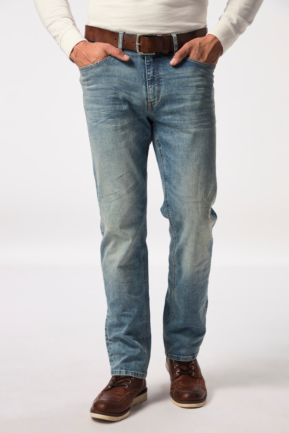 Große Größen Jeans FLEXNAMIC®, Herren, grau, Größe: 36, Baumwolle, JP1880 von JP1880