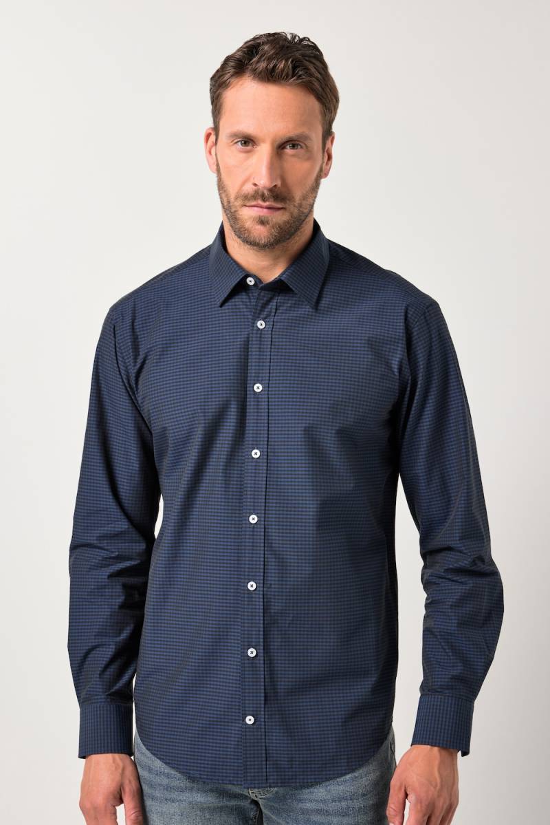 Große Größen Karohemd, Herren, blau, Größe: 3XL, Baumwolle, JP1880 von JP1880