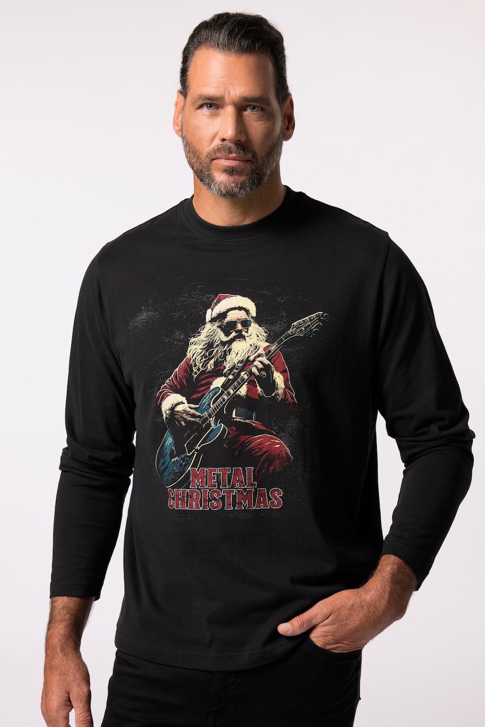 Große Größen Langarmshirt, Herren, schwarz, Größe: XXL, Baumwolle, JP1880 Große Größen Langarmshirt, Herren, schwarz, Größe: XXL, Baumwolle, JP1880 von JP1880