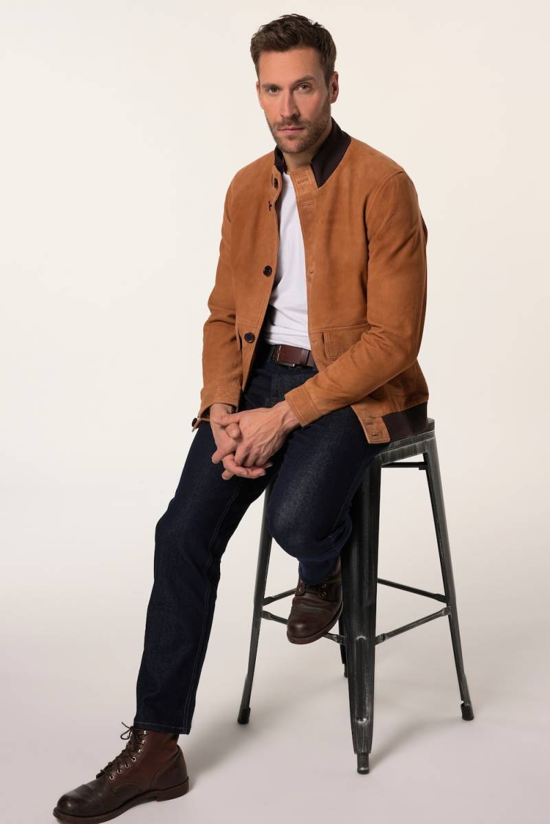 Große Größen Lederjacke, Herren, braun, Größe: 7XL, Leder, JP1880 Große Größen Lederjacke, Herren, braun, Größe: 7XL, Leder, JP1880 von JP1880