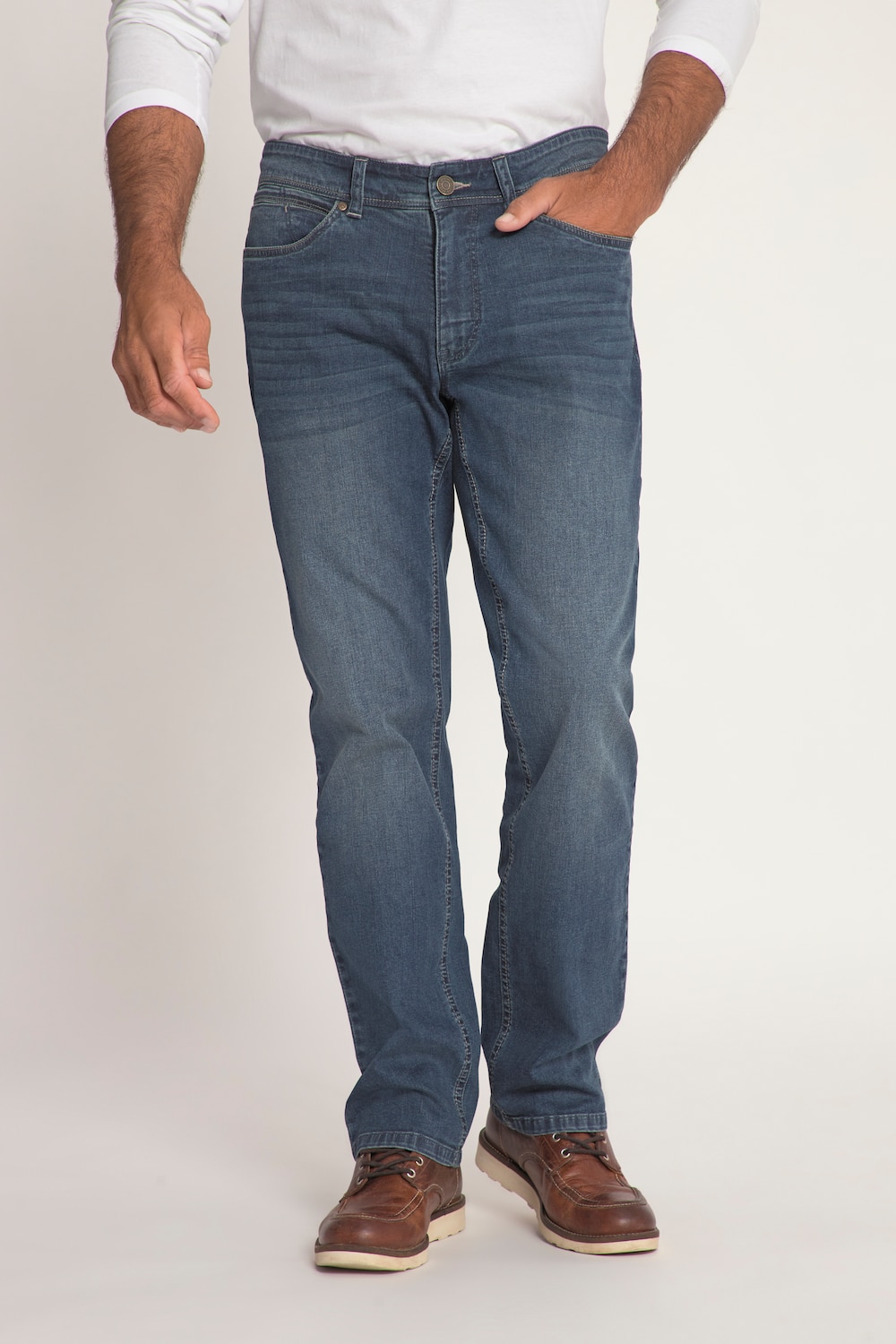 Große Größen Jeans, Herren, blau, Größe: 36, Baumwolle, JP1880 von JP1880