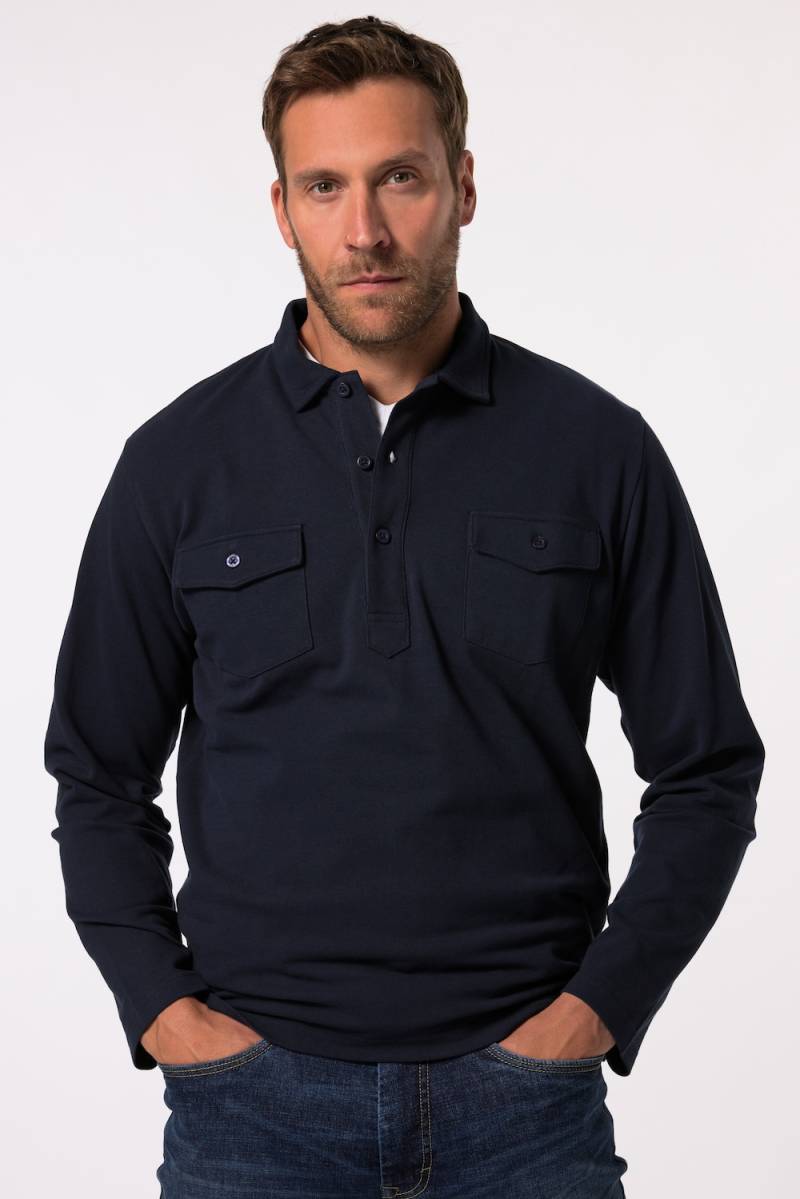 Große Größen Poloshirt, Herren, blau, Größe: 8XL, Baumwolle, JP1880 Große Größen Poloshirt, Herren, blau, Größe: 8XL, Baumwolle, JP1880 von JP1880