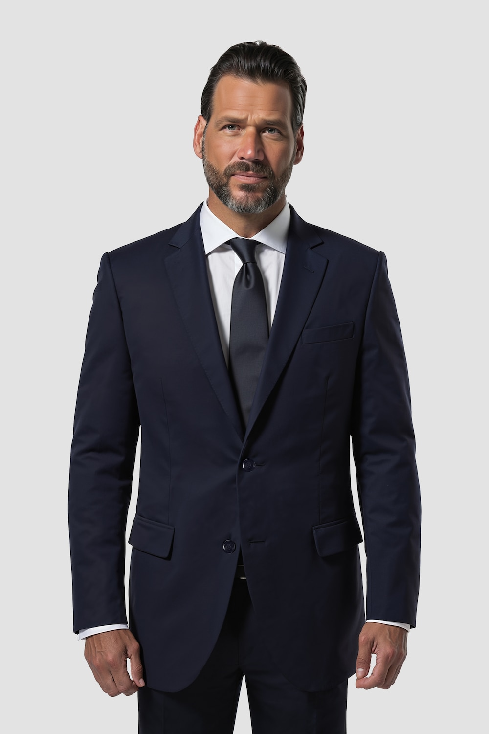 Große Größen Sakko, Herren, blau, Größe: 72, Polyester/Wolle, JP1880 von JP1880