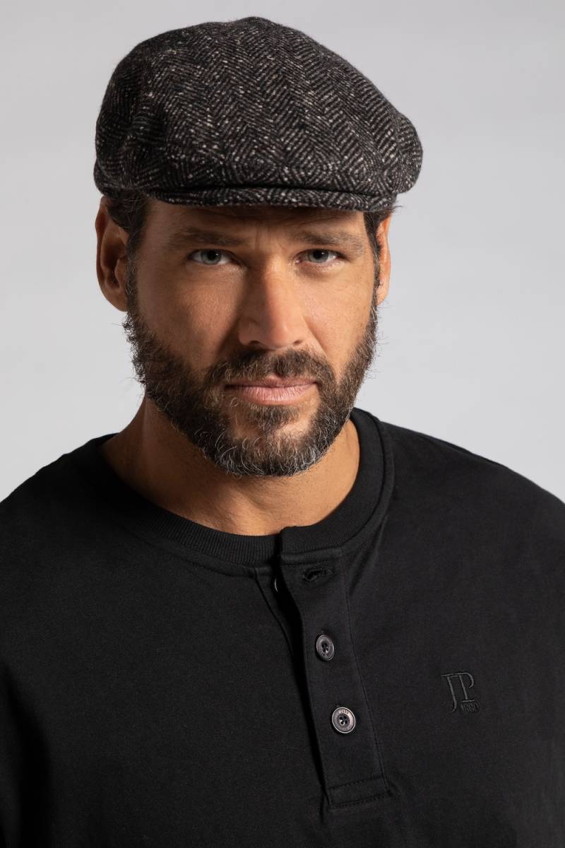 Große Größen Schirmmütze, Herren, braun, Größe: M, Polyester/Wolle/Viskose, JP1880 von JP1880