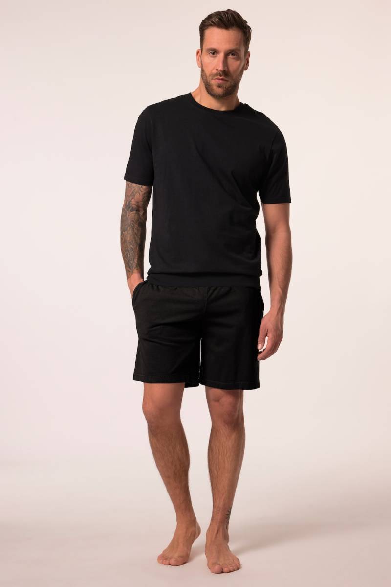 Große Größen Schlafanzug, Herren, schwarz, Größe: L, Baumwolle, JP1880 von JP1880