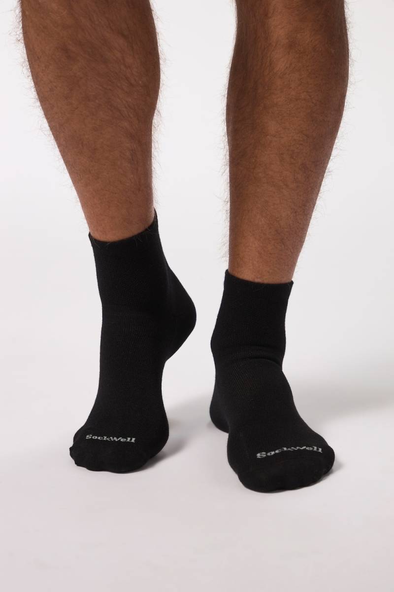 Große Größen Socke, Herren, schwarz, Größe: 43-46, Synthetische Fasern/Sonstige/Wolle, JP1880 von JP1880