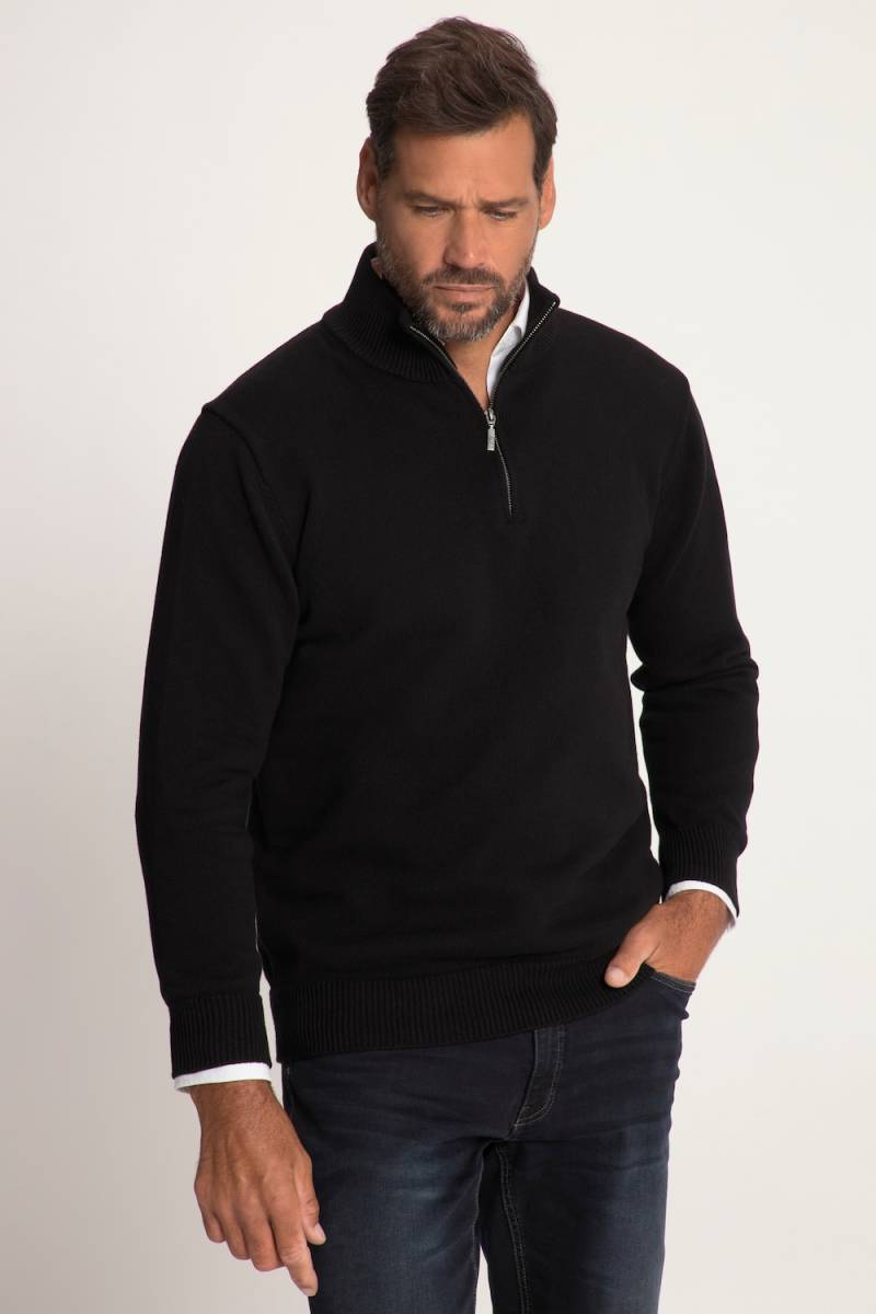 Große Größen Stricktroyer, Herren, schwarz, Größe: 3XL, Baumwolle, JP1880 von JP1880