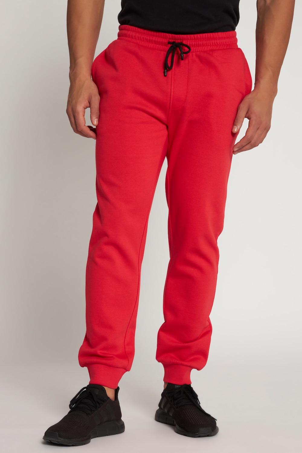 Große Größen Sweat-Hose, Herren, rot, Größe: 5XL, Baumwolle/Polyester, JP1880 von JP1880