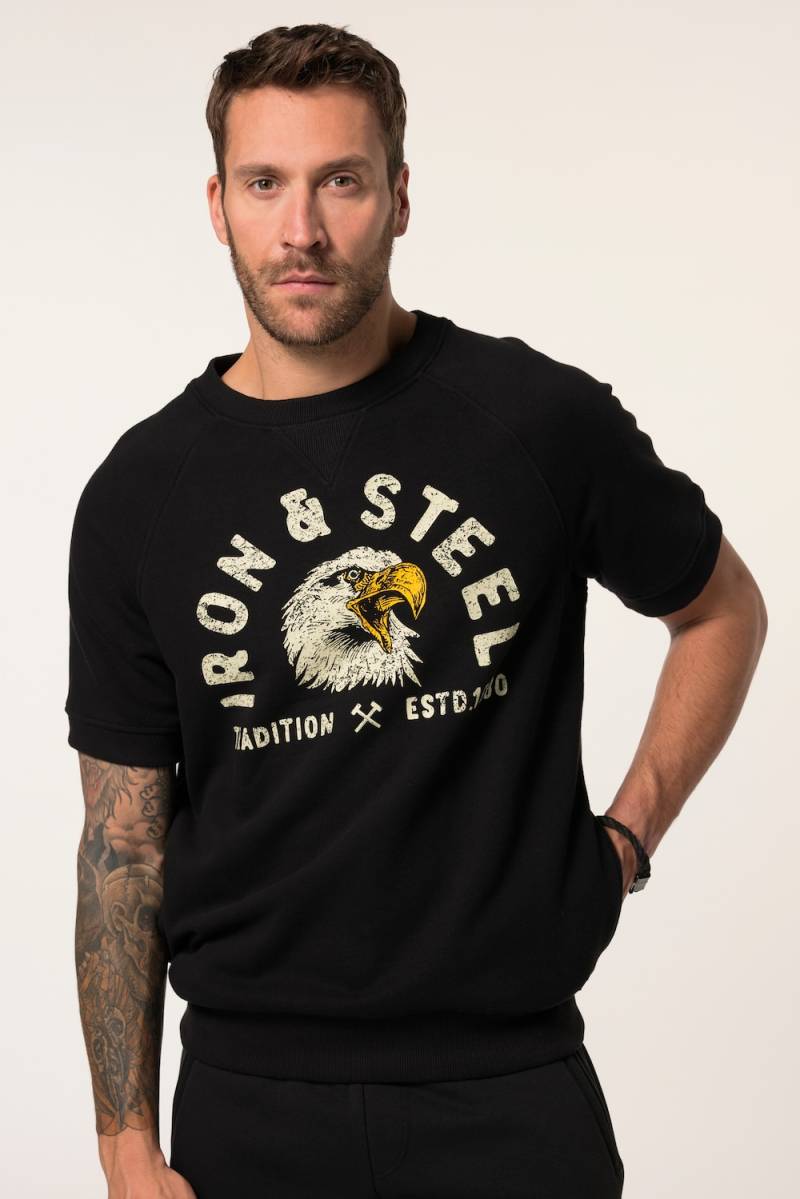 Große Größen Sweatshirt, Herren, schwarz, Größe: L, Baumwolle/Polyester, JP1880 von JP1880