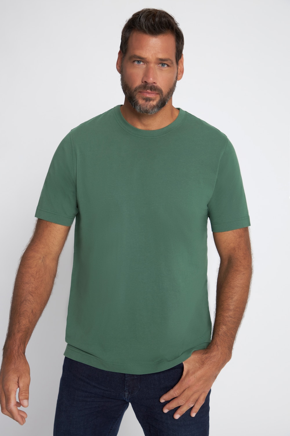 Große Größen T-Shirt, Herren, grün, Größe: 6XL, Baumwolle/Polyester/Viskose, JP1880 Große Größen T-Shirt, Herren, grün, Größe: 6XL, Baumwolle/Polyester/Viskose, JP1880 von JP1880