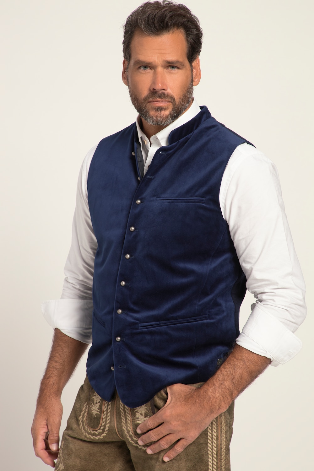 Große Größen Weste, Herren, blau, Größe: 70, Polyester, JP1880 Große Größen Weste, Herren, blau, Größe: 70, Polyester, JP1880 von JP1880